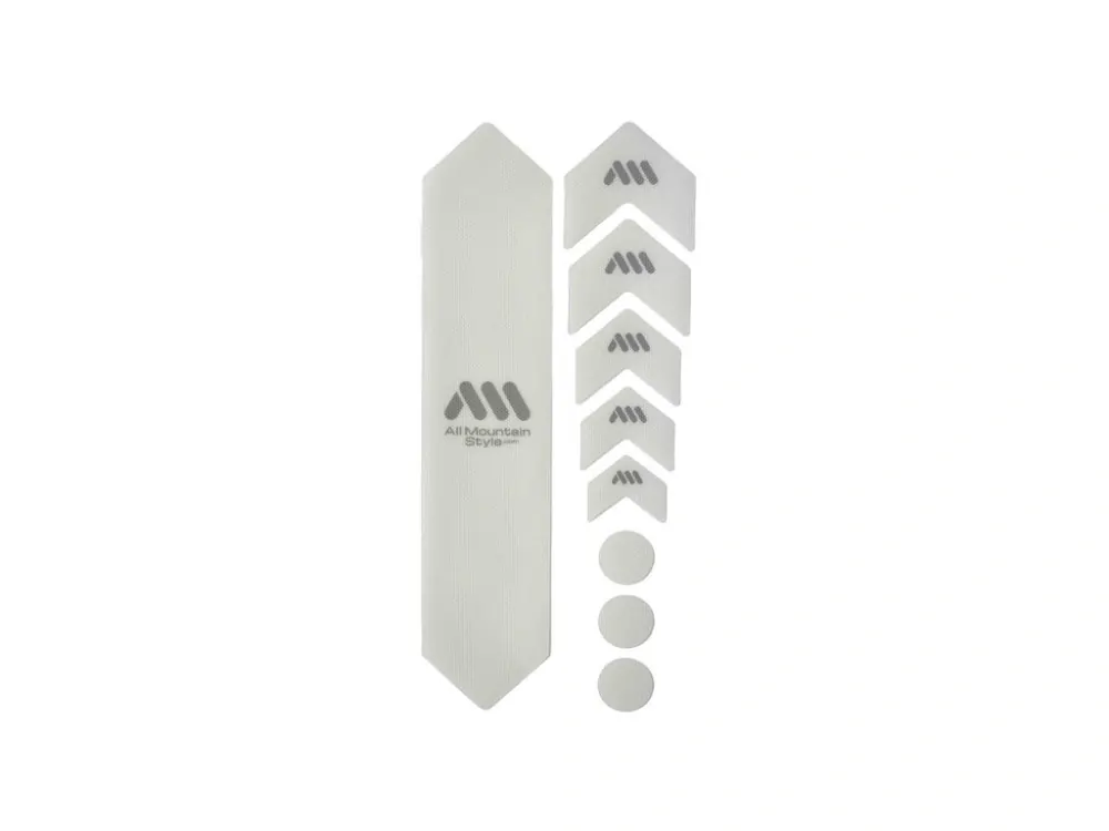 Ochranný polep na rám AMS - BASIC - Clear/Silver