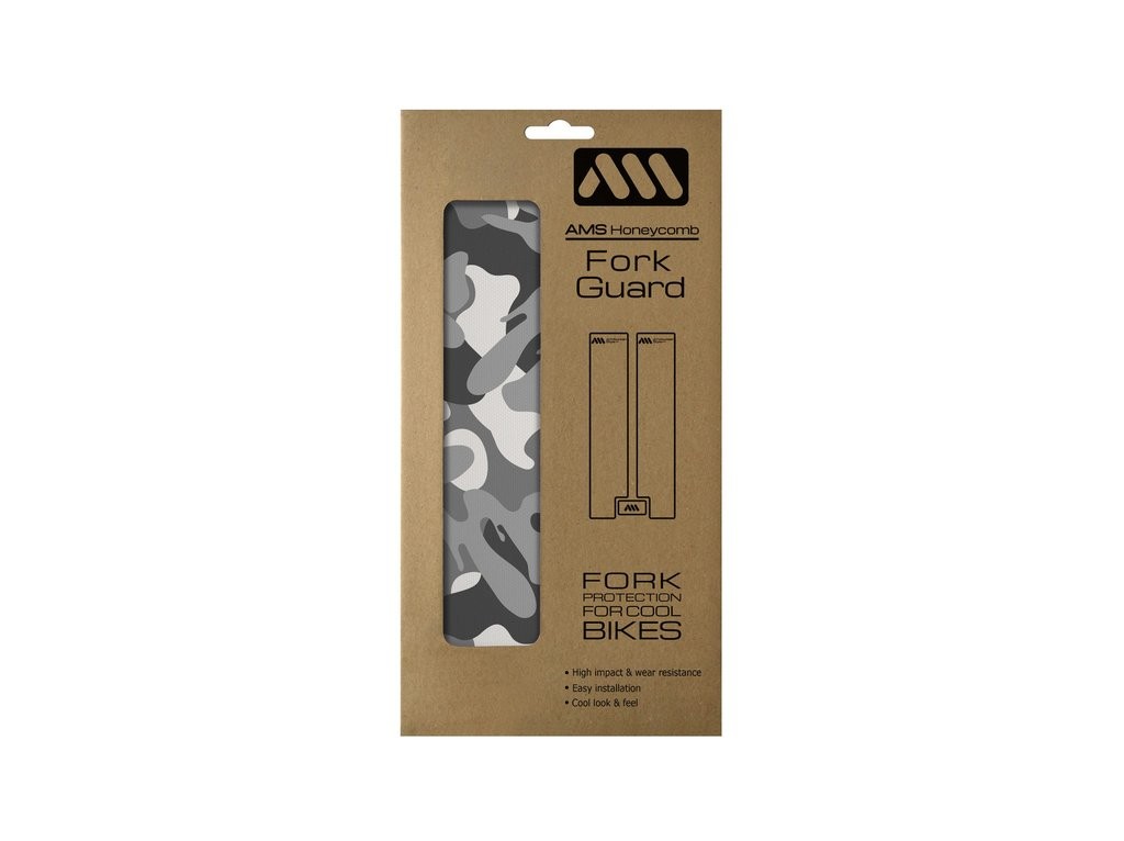 Ochranný polep na vidlici AMS - FORK - Clear/Camo