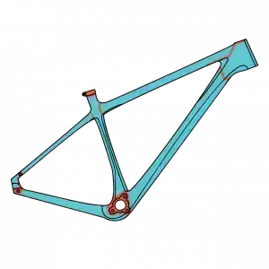 RideWrap™ - ochranný polep pro MTB kola na míru, 95% pokrytí rámu
