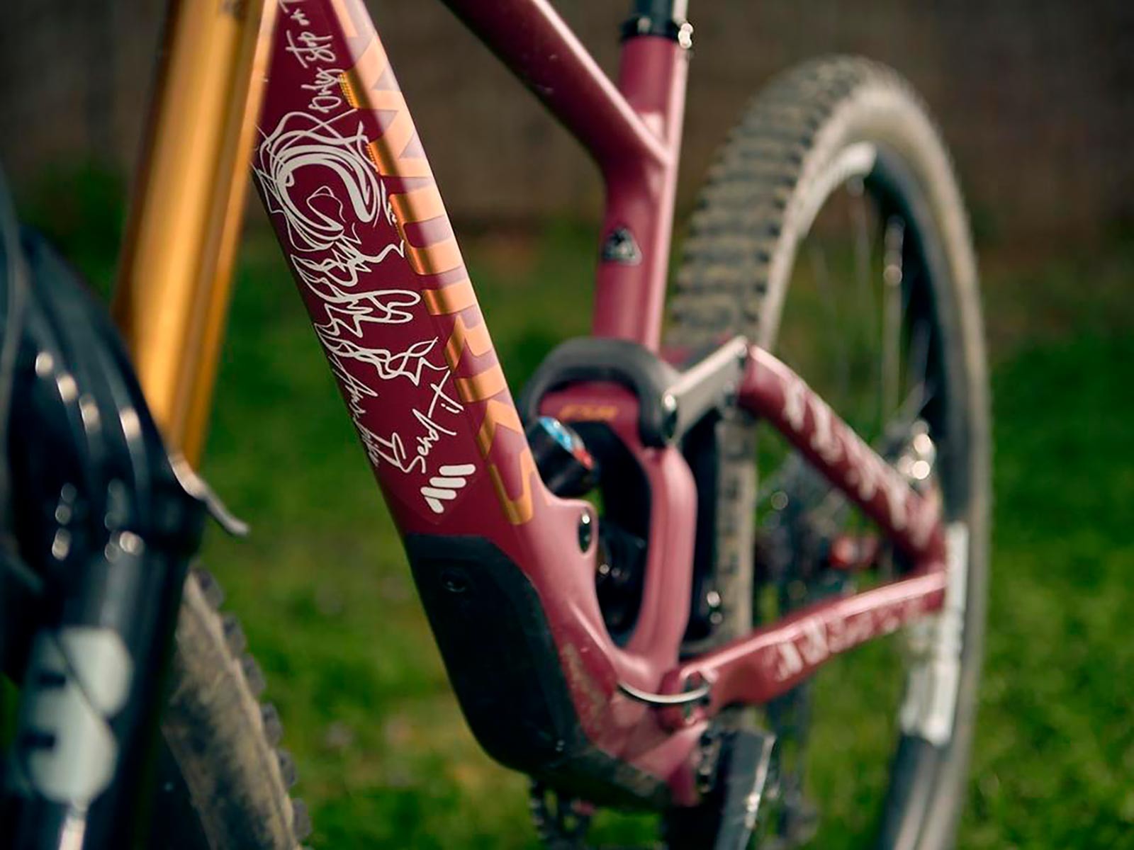 Ochranný polep na rám AMS - EXTRA - Signature/White