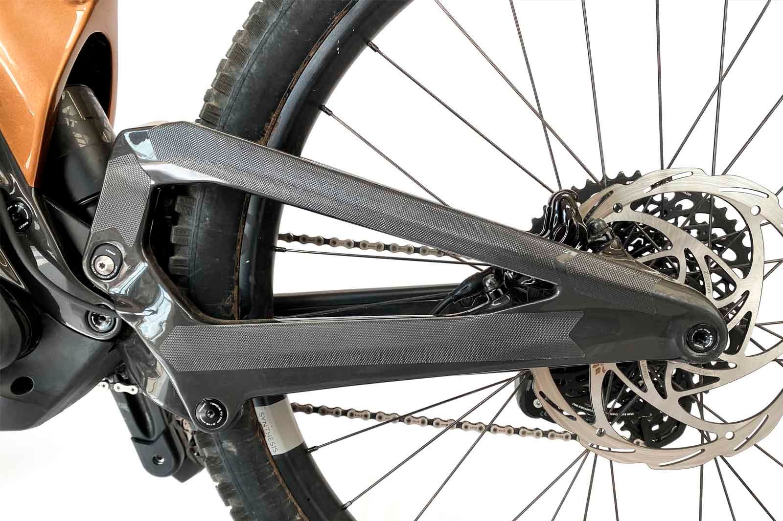 Ochranný polep na rám AMS - E-BIKE - Clear/Silver