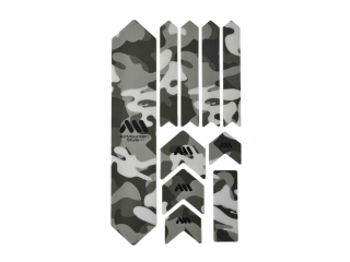 Ochranný polep na rám AMS - EXTRA - Clear/Camo