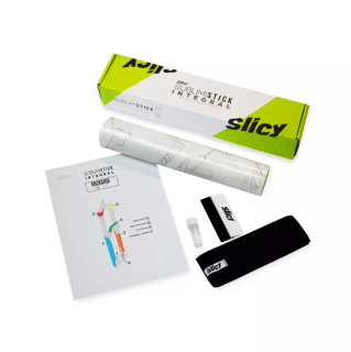 Ochranný celopolep vidlice Slicy na míru - pro odpružené vidlice, 90% ochrany